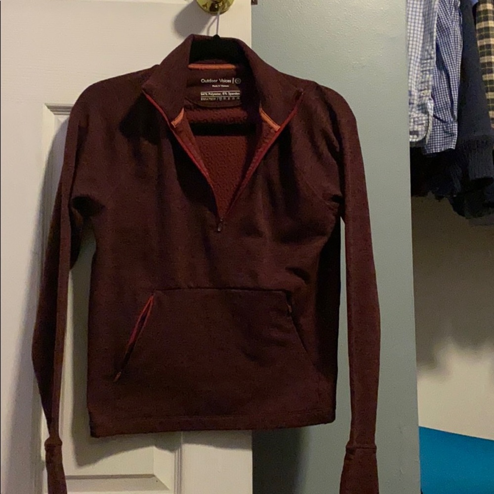 Maroon Outdoor Voices pullover